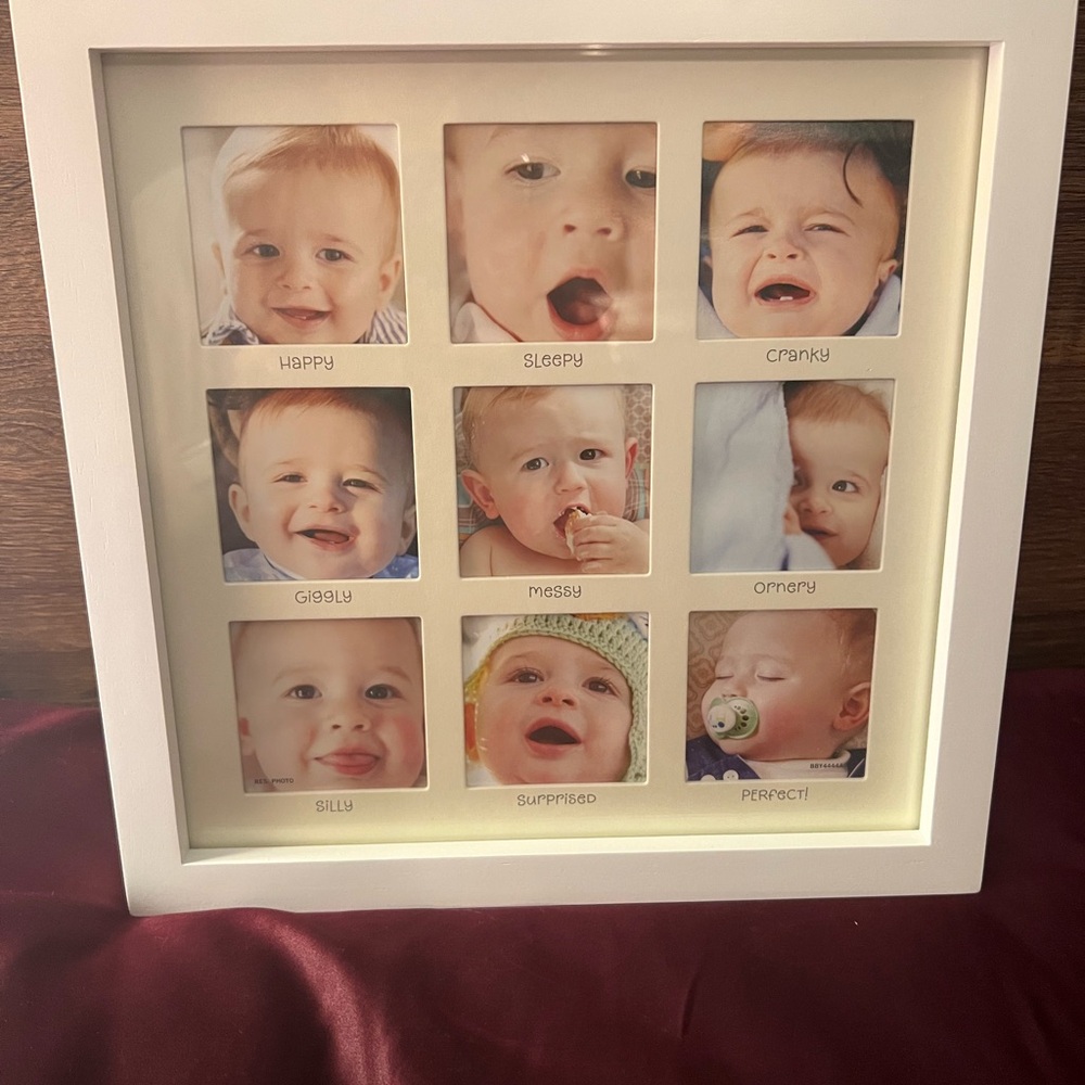 Baby faces picture frame